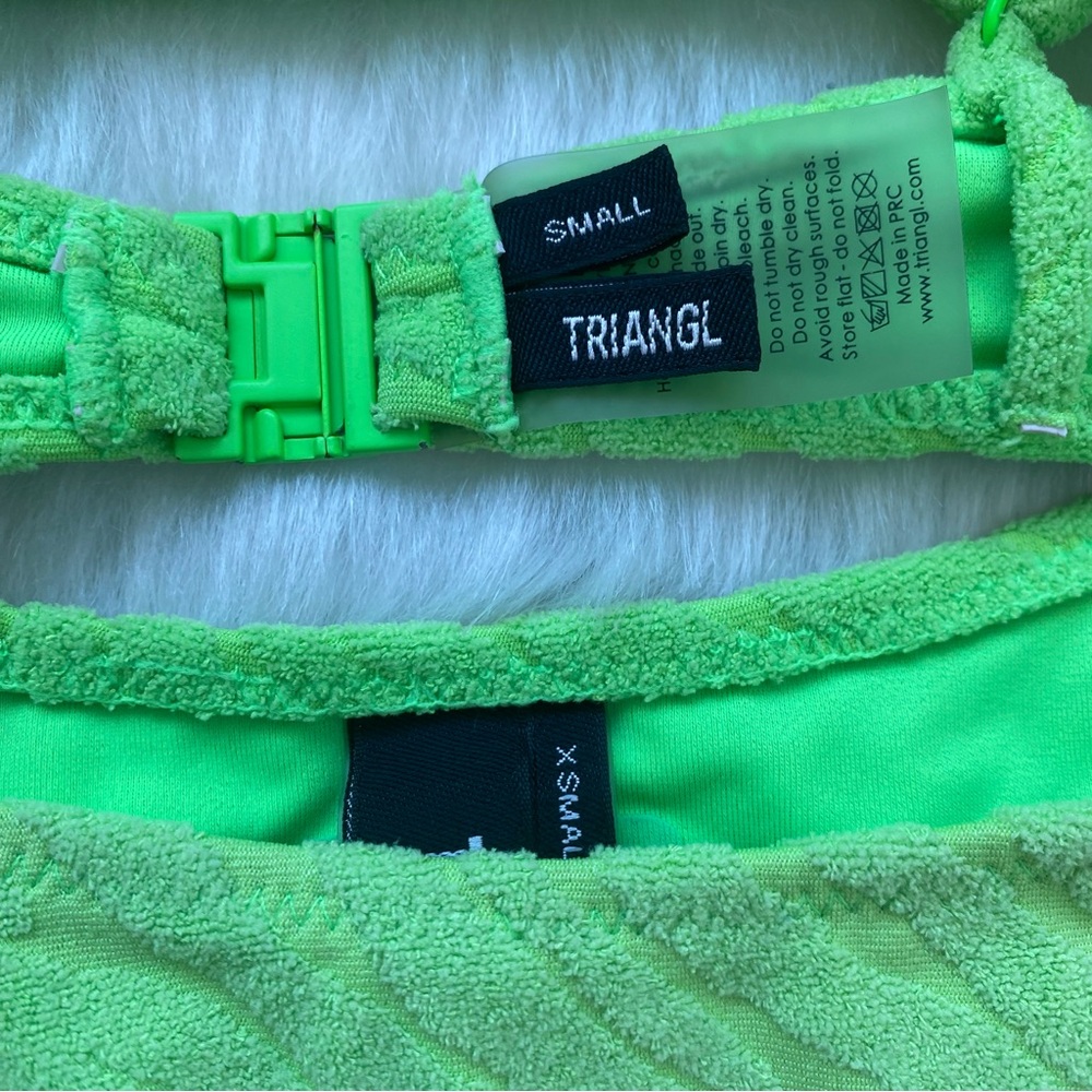 Triangl Swimwear Lime Squeeze Green Bikini - Picture 3 of 4